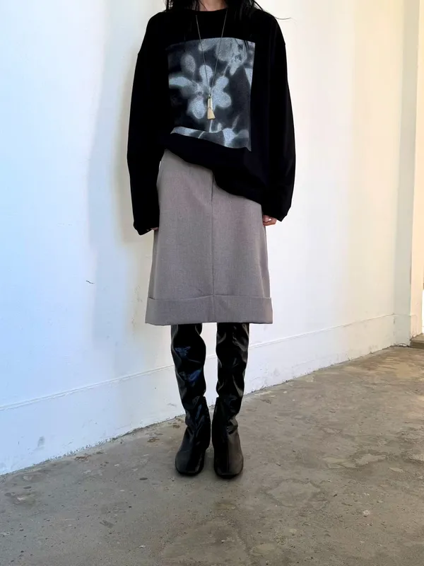 Stylish Printed Long Sleeve T-Shirt - Comfortable and Versatile