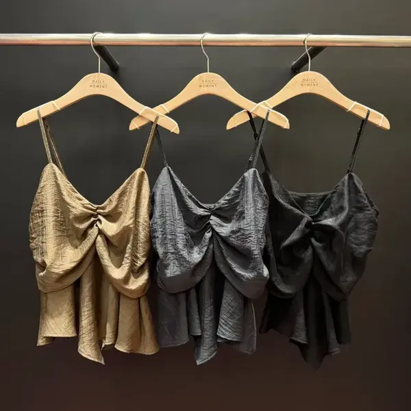 Elegant Wavy Hem Cami Top, Perfect for Summer Outfits