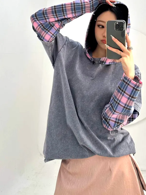 Trendy Color Block Hoodie, Comfortable Casual Style