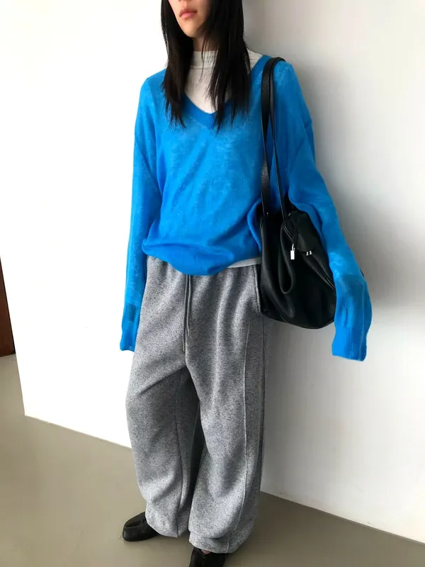 ファッショナブルなルーズカジュアルパンツ、快適さの極み