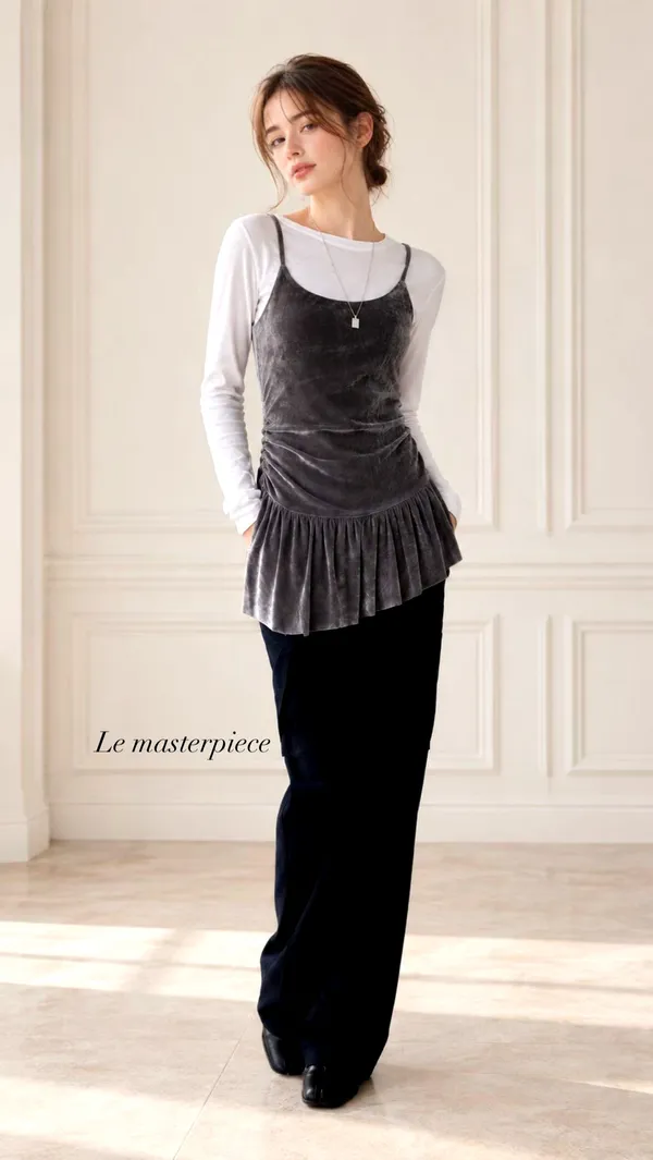Elegant Velvet Dress to Showcase Feminine Charm