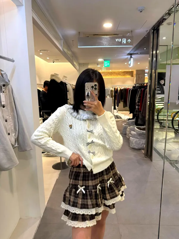 Sweet Plaid Mini Skirt - Elegant and Cute, Perfect Match!