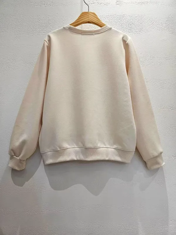 เสื้อฮู้ดผู้หญิงดีไซน์เรียบง่าย สบาย อบอุ่นและเข้ากันได้ทุกชุด