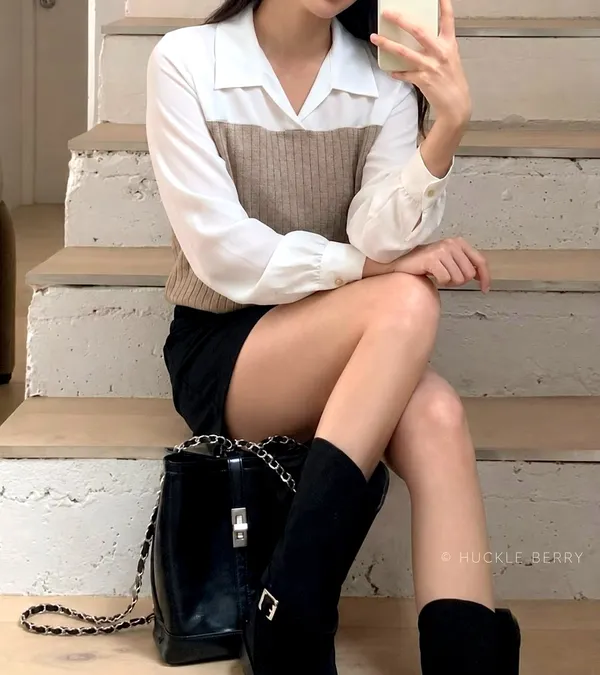 Fashionable Versatile Women's Shirt, Exuding Elegance and Charm