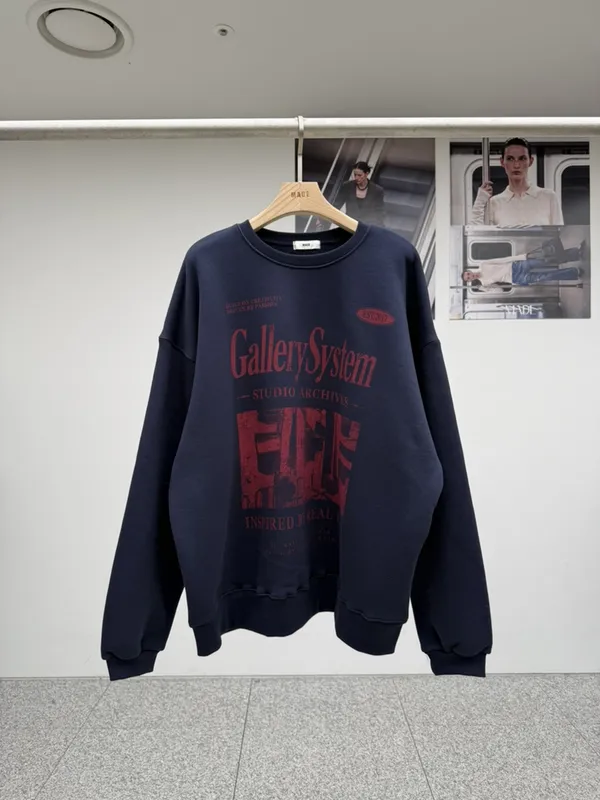 Gallery System Printed Loose Sweatshirt