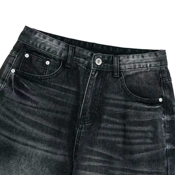 Stylish Men's Black Jeans - Comfortable Slim Fit