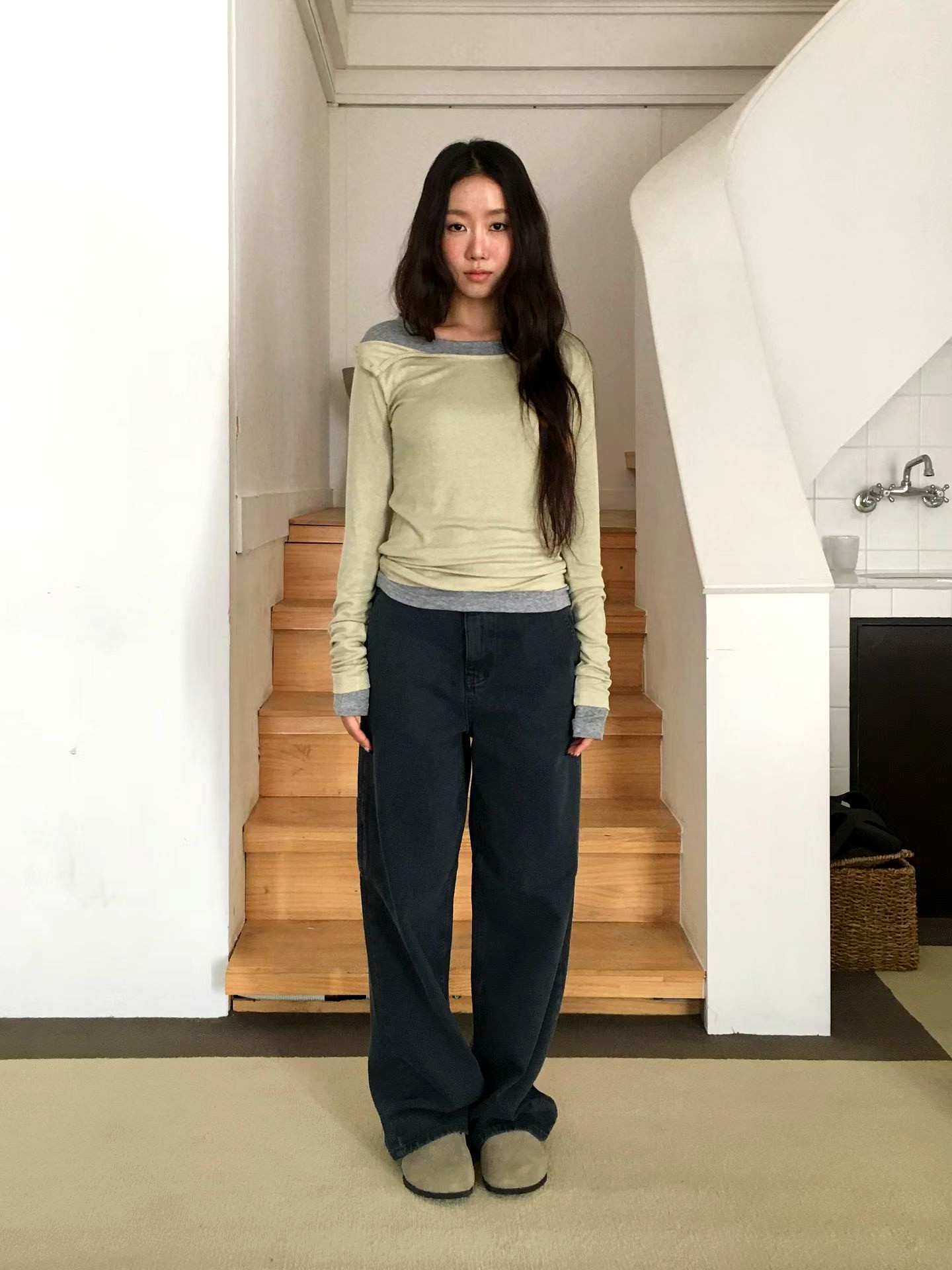 루즈 캐주얼 여성 바지 - 편안하고 다재다능한 일상 착용에 적합