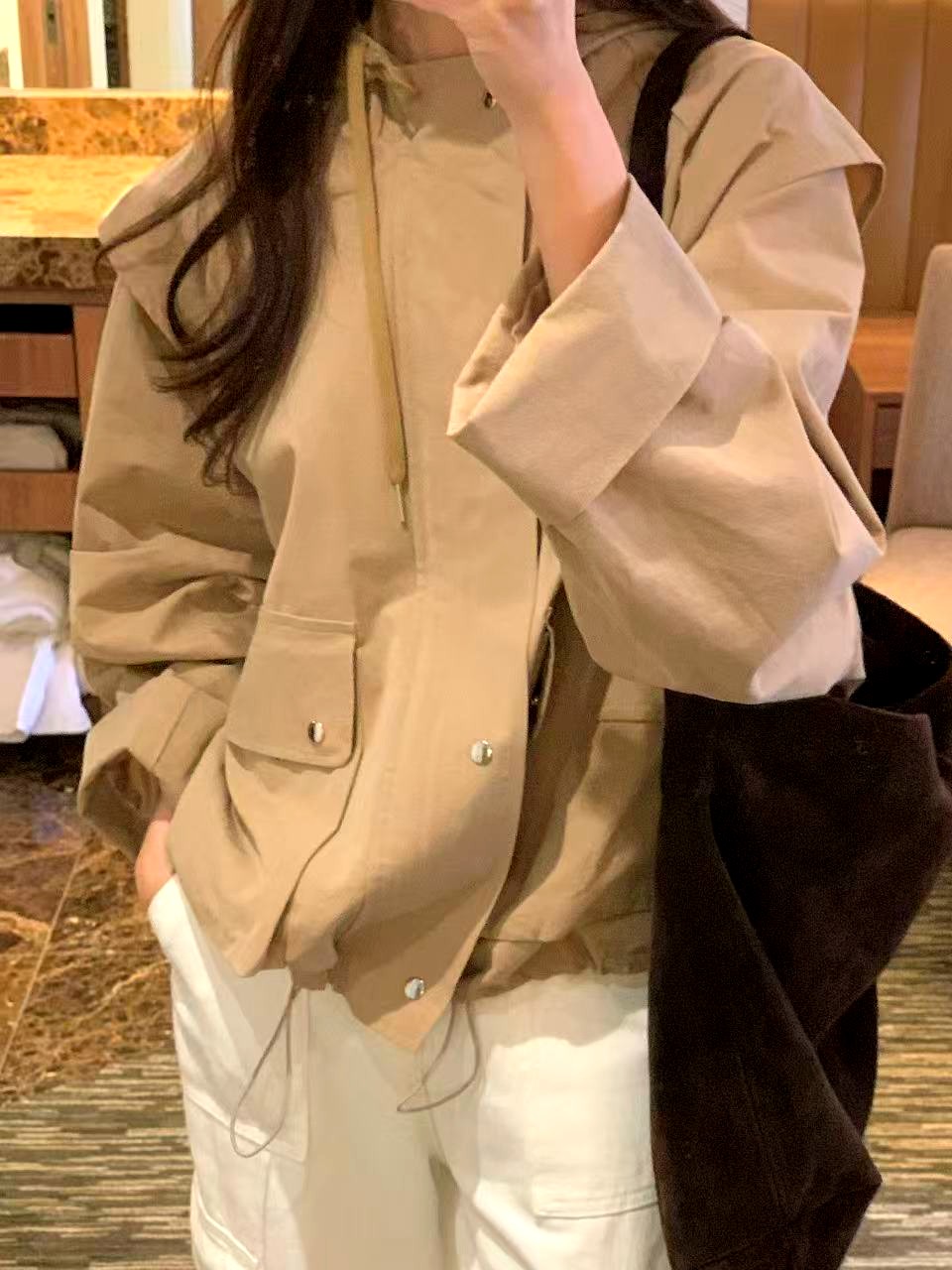 패셔너블 캐주얼 여성 자켓, 가볍고 편안하며 완벽한 조화