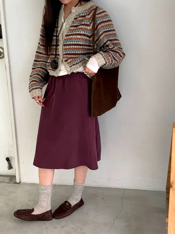 Elegant Casual Women's Dress, Perfect for Spring and Autumn