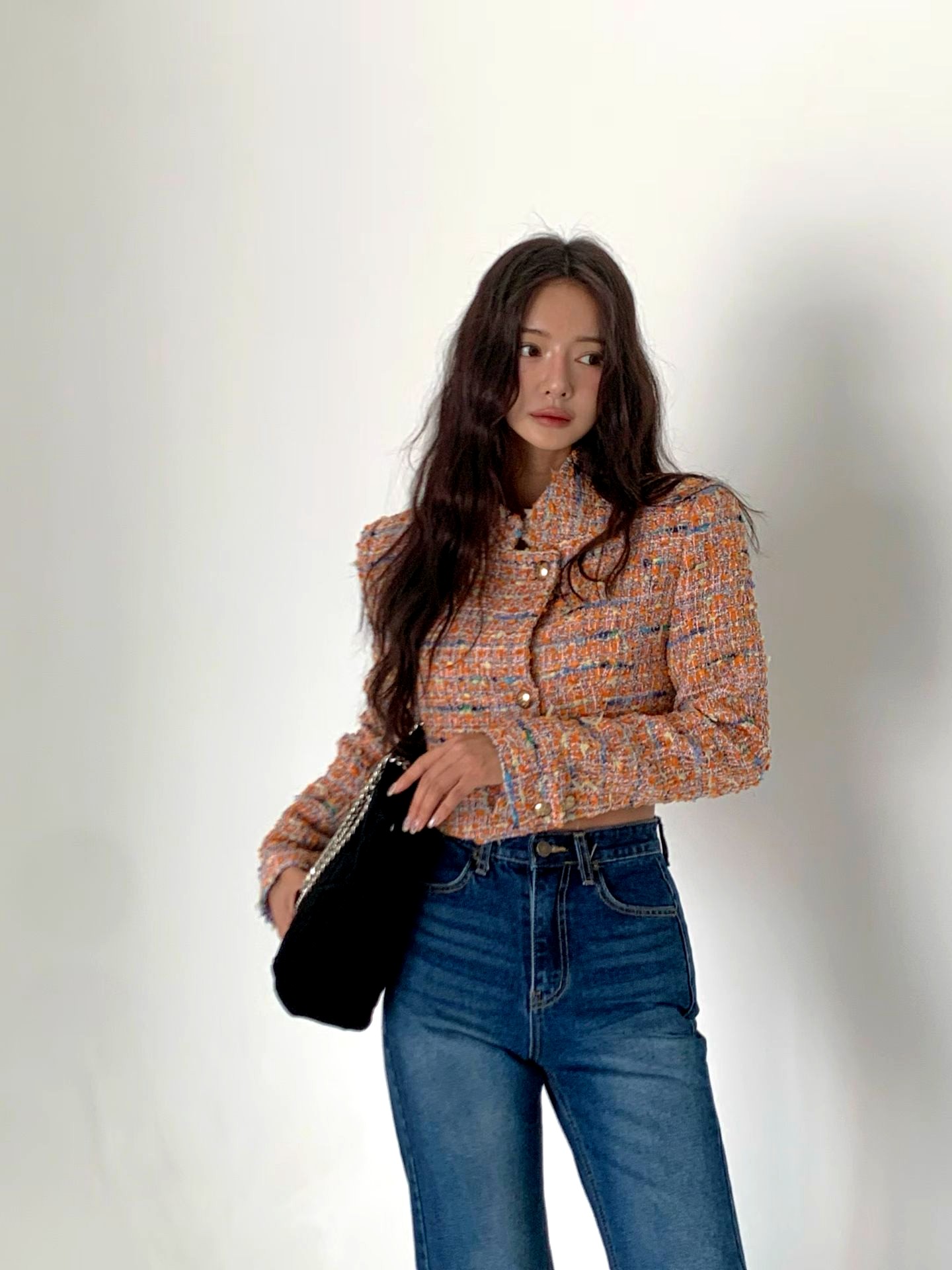 패셔너블 여성용 재킷, 우아한 매력으로 봄과 가을에 적합