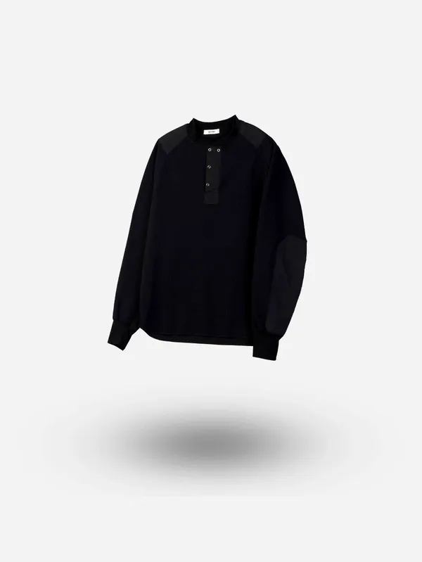 Stylish Black Men's Top, Comfortable Casual Style