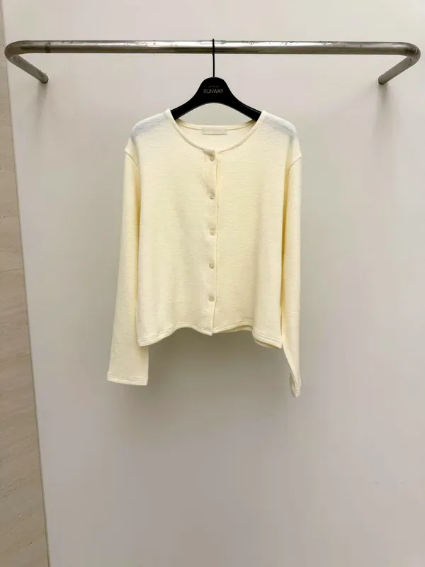 Fresh and Simple Round Neck Button Women's Top