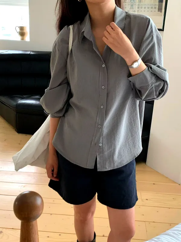 Stylish Loose Striped Shirt - Effortlessly Chic and Breathable