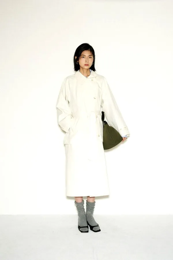 Stylish Versatile Women's Coat, Elegant Long Trench Coat