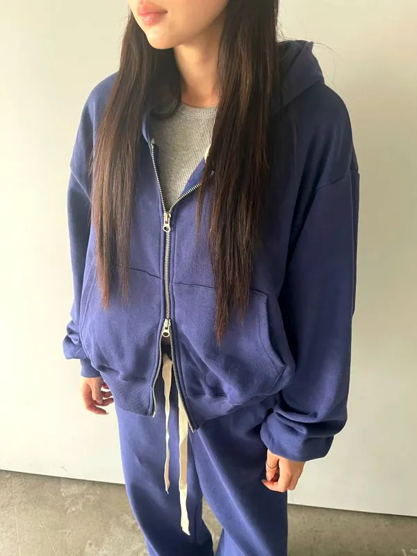 Stylish Loose Hoodie, Comfortable Casual Style