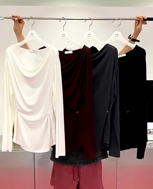 Stylish Women's T-Shirt, Elegant and Flowing Design