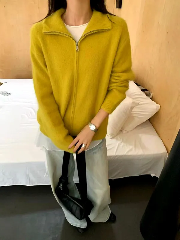 時尚亮眼毛衣外套，舒適保暖，完美搭配