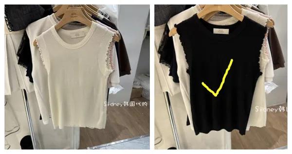 Summer Minimalist Sleeveless Knit Top, Breathable and Comfortable