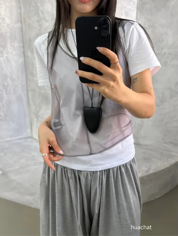 Lightweight Breathable Short Sleeve T-Shirt - Fashionable Casual Style