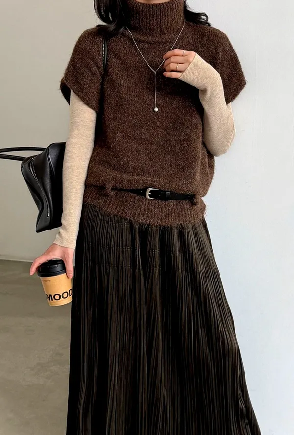 Stylish Casual Knit Sweater - The Perfect Choice for Autumn and Winter