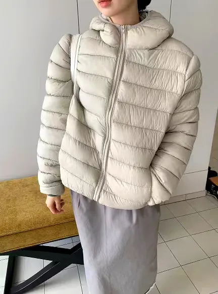 Stylish and Minimalist Men's Down Jacket, Lightweight and Warm maybebaby 46248