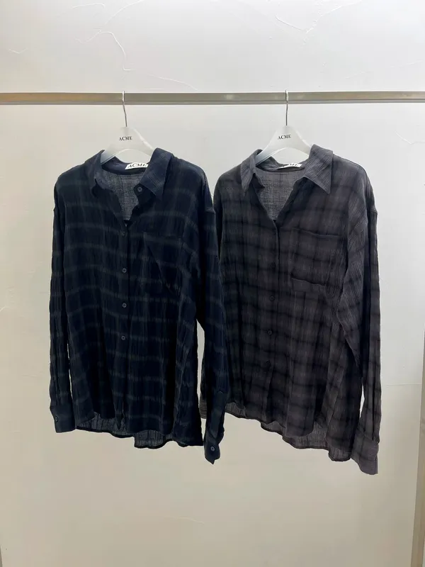 Lightweight Breathable Plaid Shirt - Fashionable and Versatile