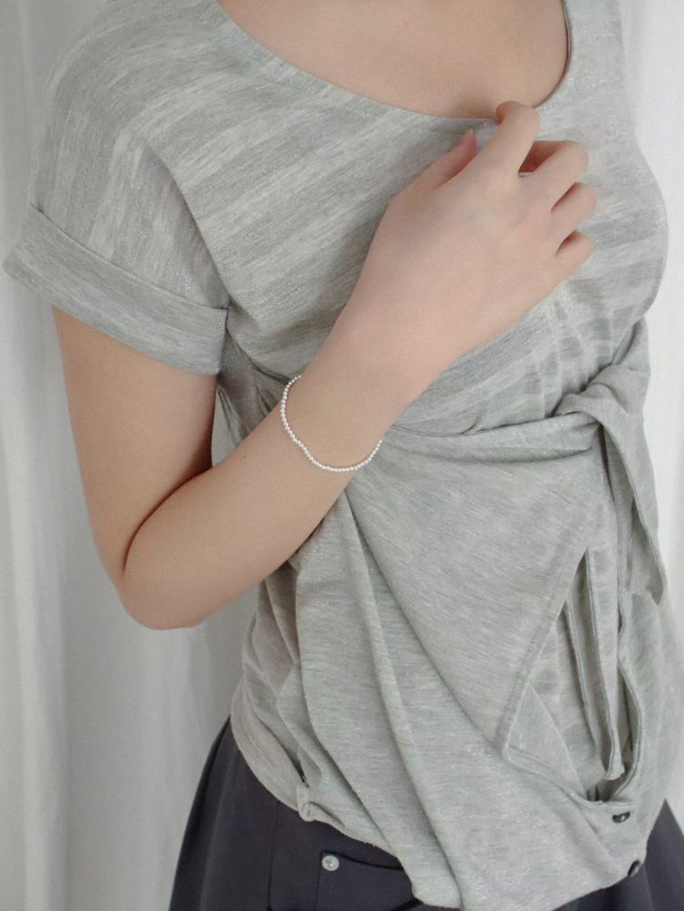 Minimalist Gray Short Sleeve T-Shirt