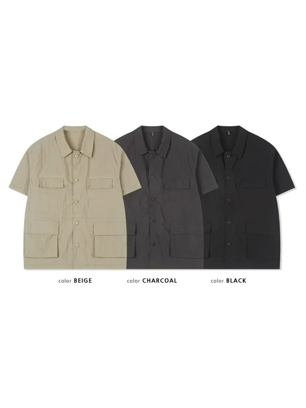 Stylish Casual Short Sleeve Shirt for Spring and Summer