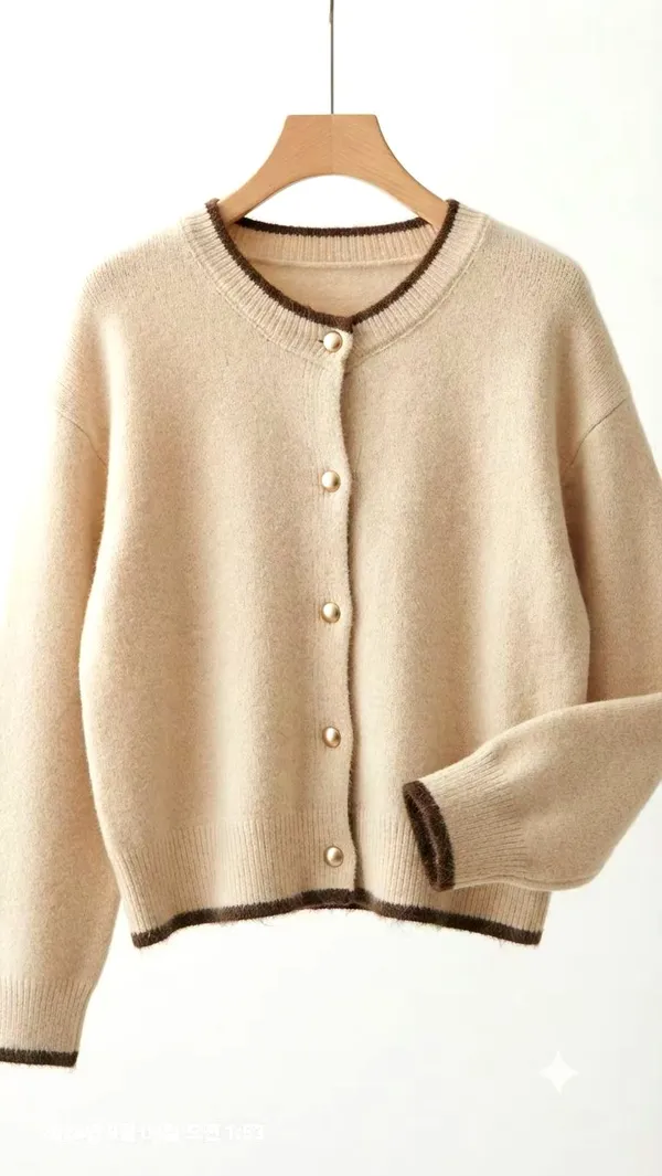 Stylish and Minimalist Women's Cardigan - Elegant and Comfortable