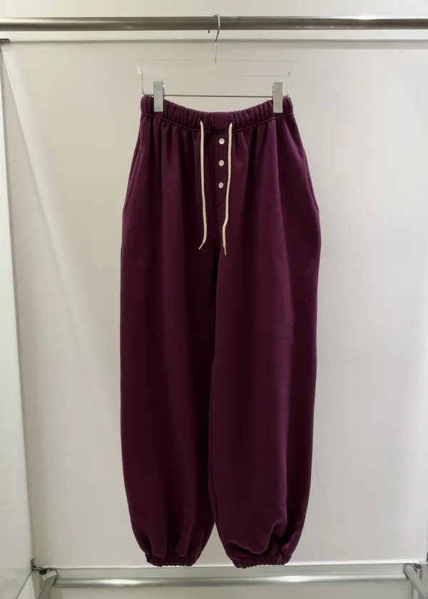 Stylish Casual Purple High-Waisted Sports Pants, Comfortable and Versatile