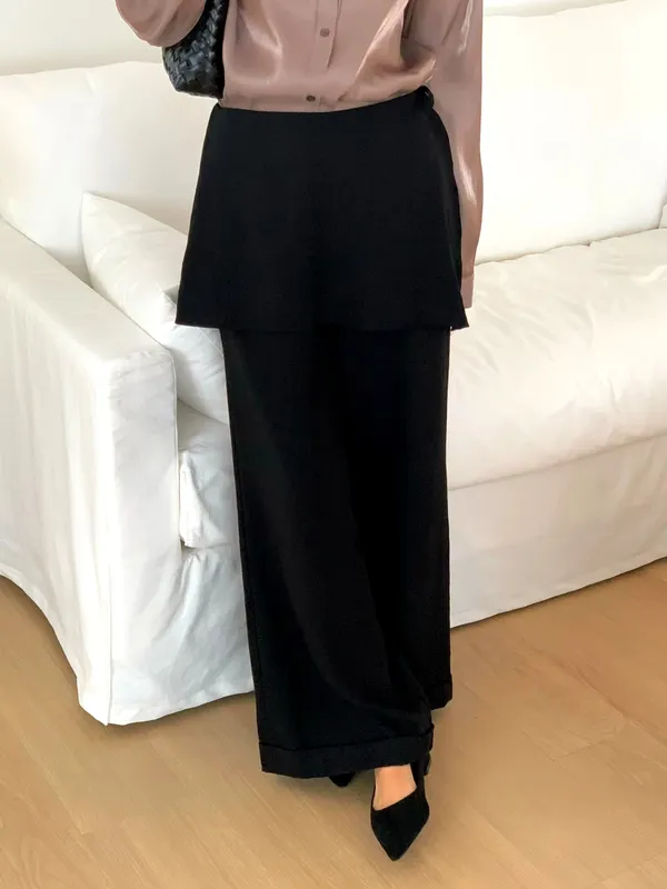 Stylish Casual Black Pants - Comfortable and Versatile