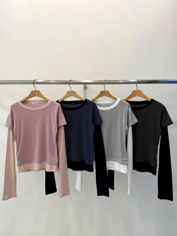 Stylish Striped Women's Top - Comfortable and Versatile