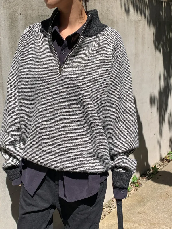 Fashionable Color-Block Turtleneck Knit Sweater, Comfortable and Versatile