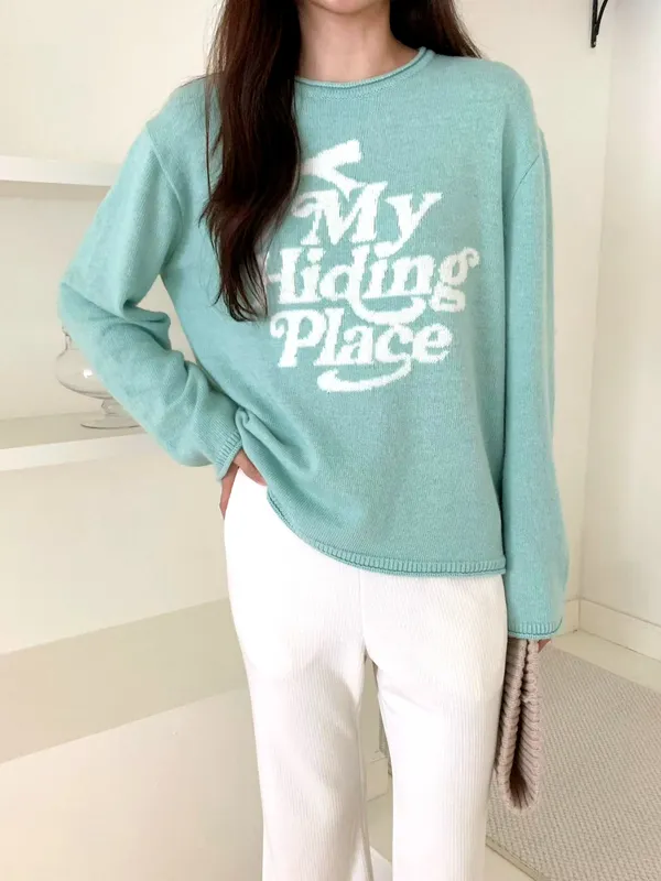 Comfortable Casual Letter Pattern Women's T-Shirt