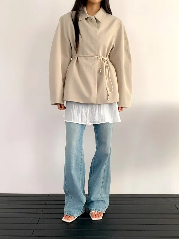 Stylish and Minimalist Women's Jacket, Elegant and Comfortable for Spring and Autumn Wear