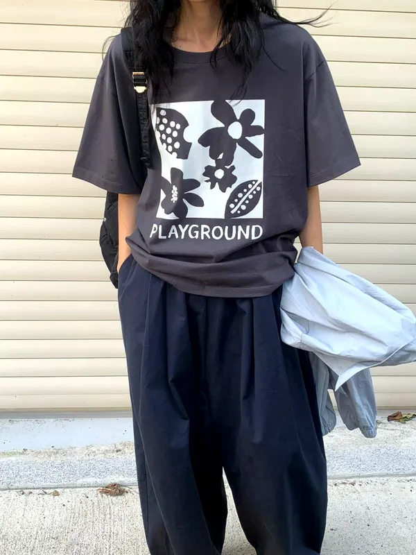 Trendy Casual Printed T-Shirt, Comfortable and Versatile