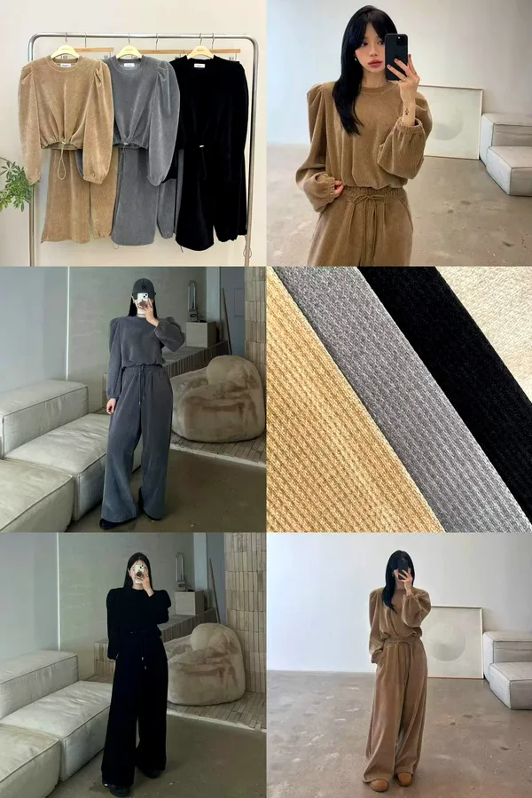 Set Pakaian Wanita Bergaya, Gaya Kasual Selesa