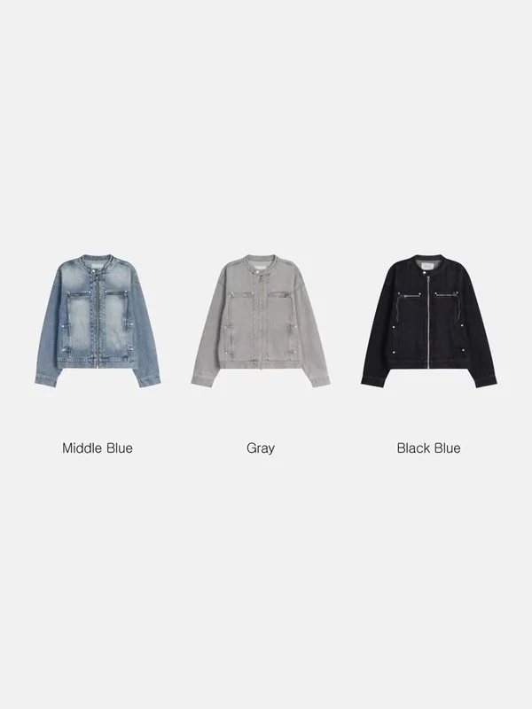 Stylish Denim Jacket Perfect for Spring and Autumn Outfits