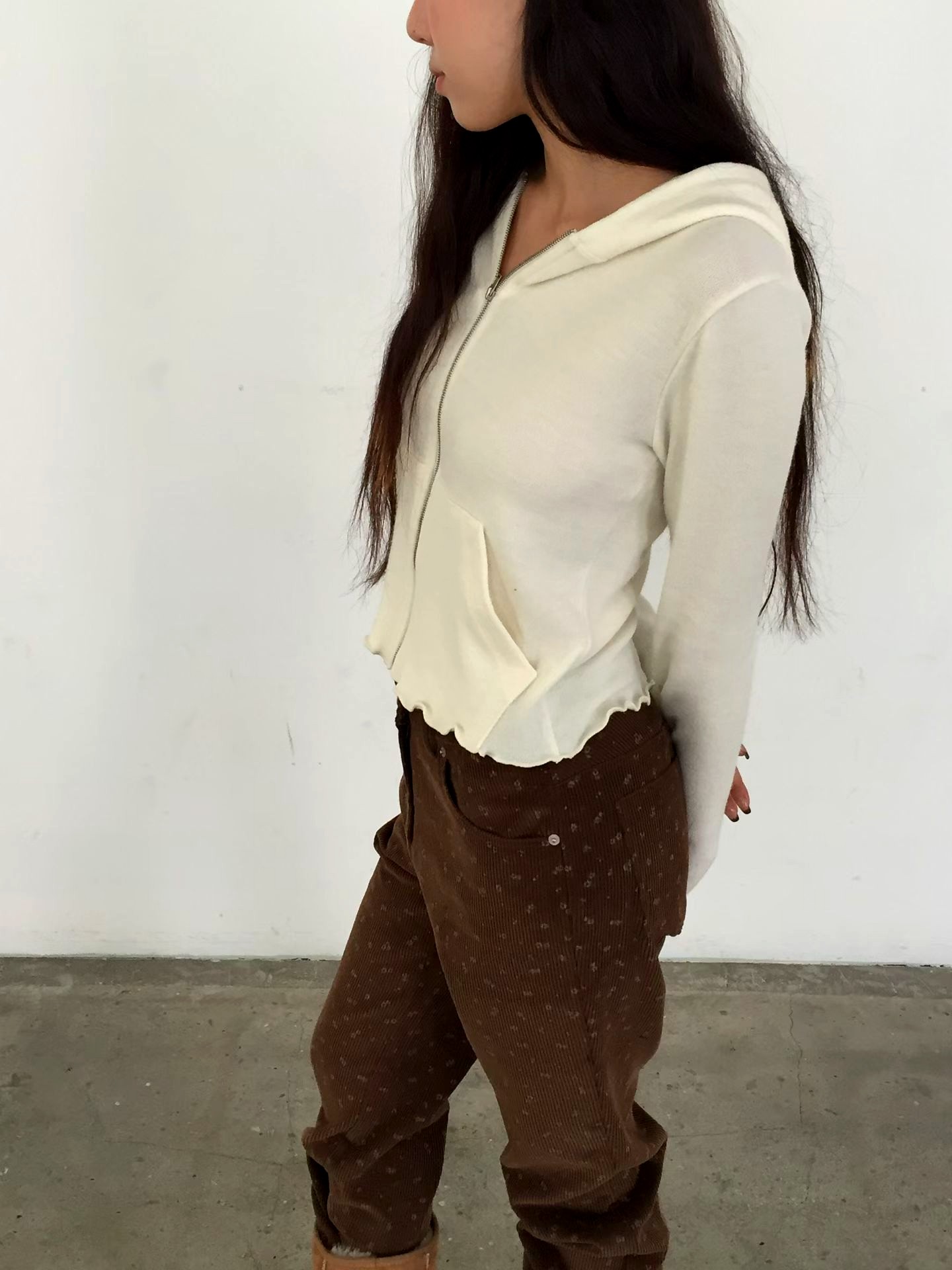 심플하고 편안한 후드티, 패셔너블하고 다재다능