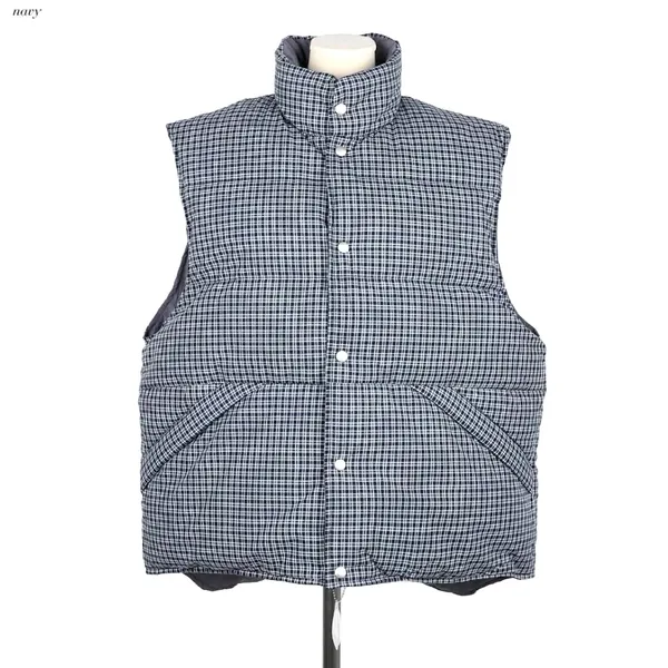 Men's Plaid Sleeveless Jacket - Stylish and Warm