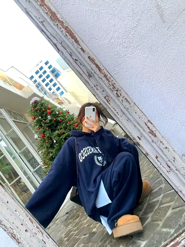 Hoodie Kasual Bergaya, Selesa dan Serbaguna untuk Musim Bunga dan Musim Luruh