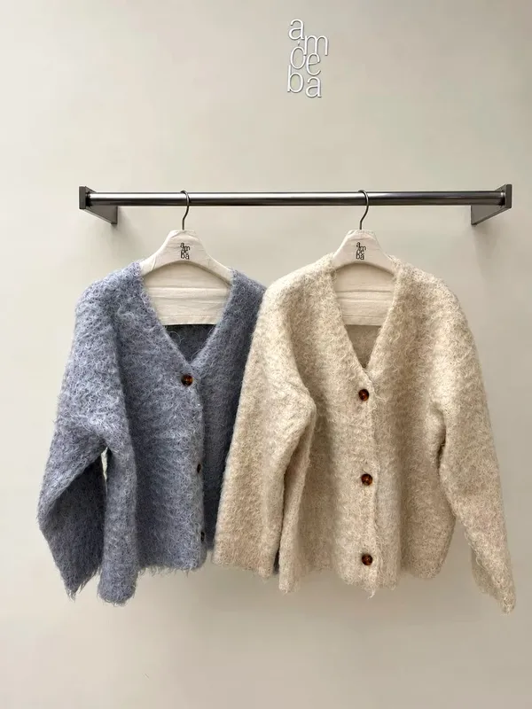 溫暖舒適女裝開衫，柔軟毛絨面料