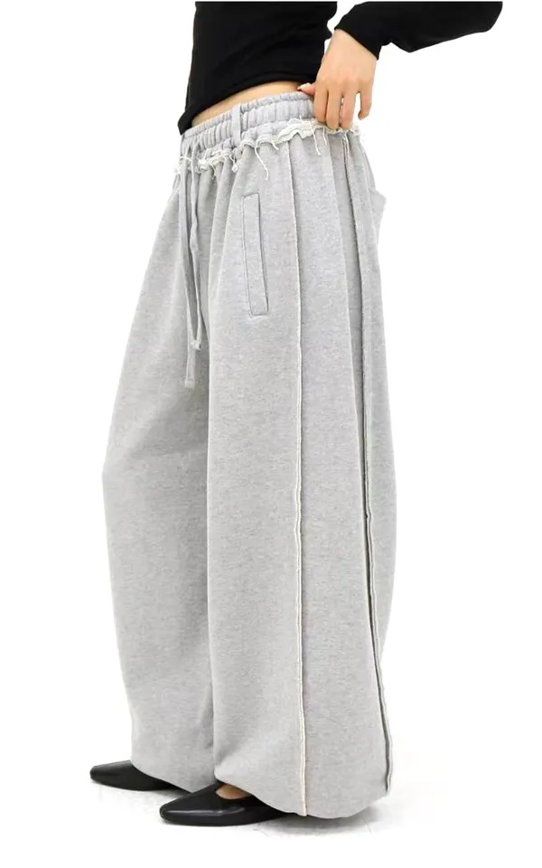 Loose Fit Casual Pants for Women - Sporty Style Sweatpants