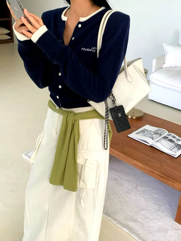 เสื้อกันหนาวผู้หญิงแฟชั่นที่ใส่ได้ทุกโอกาส - สบายและนุ่มเหมาะสำหรับฤดูใบไม้ผลิและฤดูใบไม้ร่วง