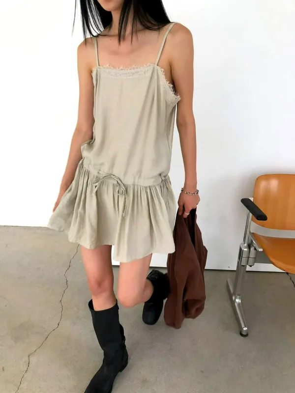 Fresh and Minimalist Cami Dress - Comfortable and Breathable, Perfect for Summer