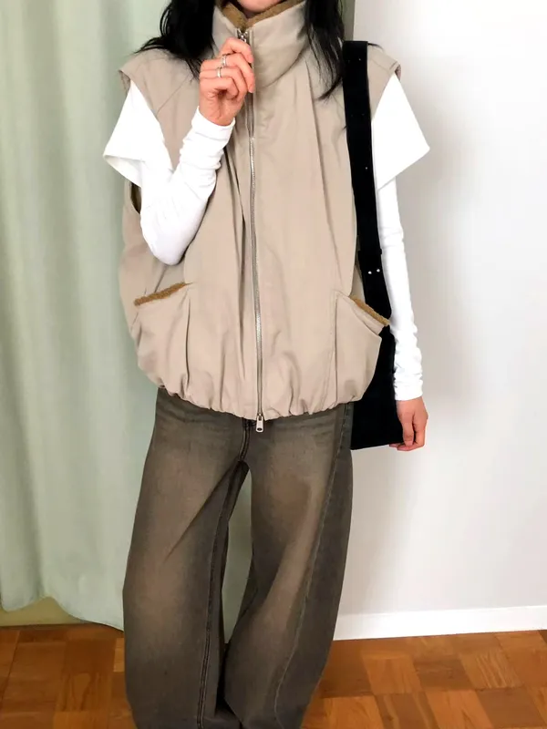 Stylish Versatile Women's Vest Jacket, Lightweight and Comfortable