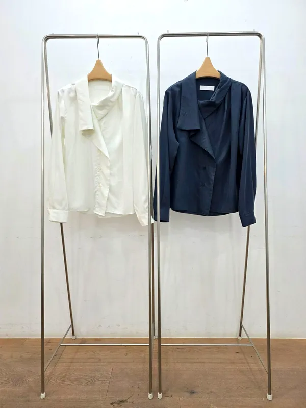 Minimalist White Women's Top - Elegant and Chic