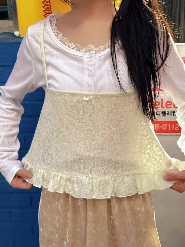 Elegant Lace Camisole, Lightweight and Breathable, Perfect for Summer Dresses