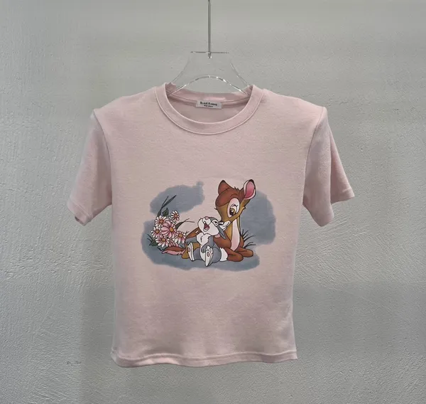Cute Cartoon Printed Short Sleeve T-Shirt