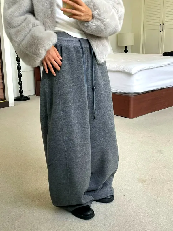舒適休閒寬松褲子，適合日常穿搭